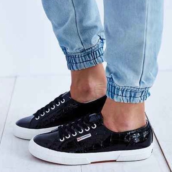 superga patent leather
